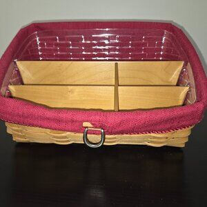 Longaberger Sort and Store Large Desktop Basket